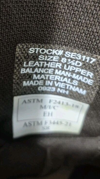 NIB MEN JUSTIN SE3117 Steel Toe Boots  Size 8.5D Brown Leather main image 10